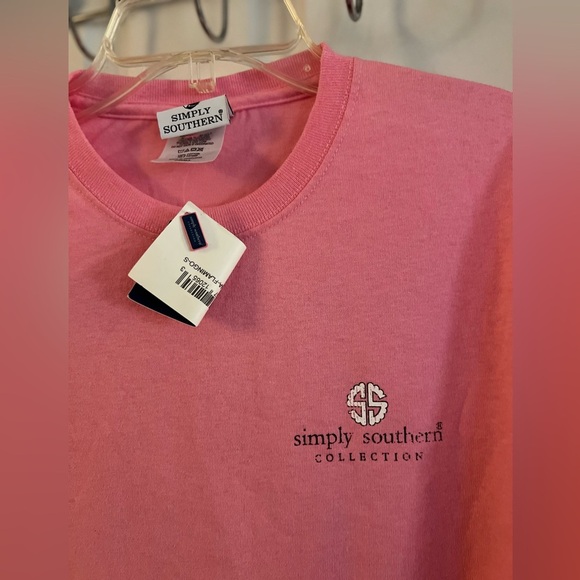 Simply Southern Grandma Blessed Nana Animal Print T-shirt Women’s Small Pink NWT - Picture 3 of 9